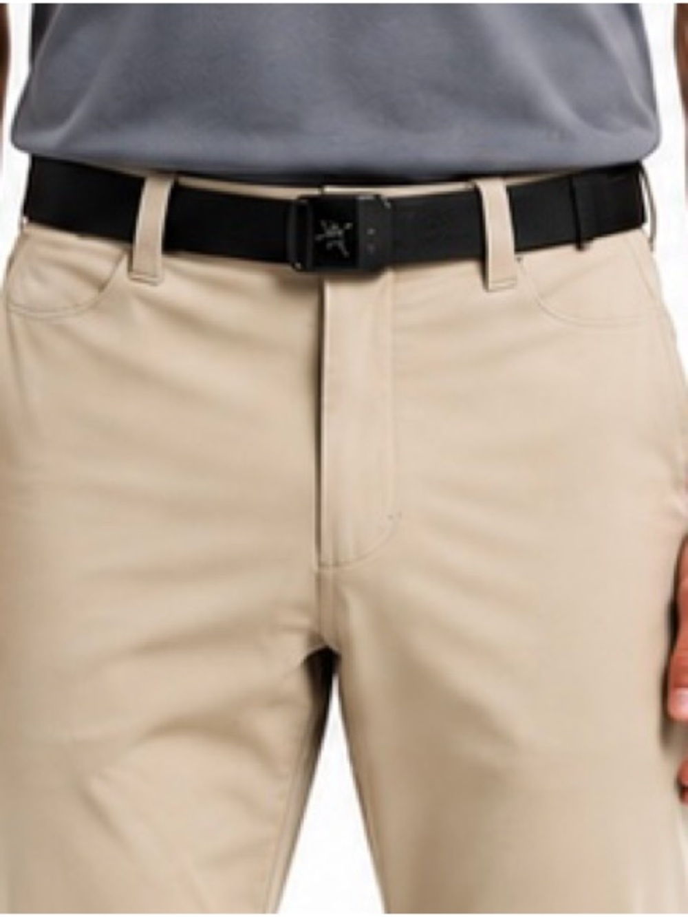 Arc'teryx Black Men's Web Belt with Low-Profile Buckle